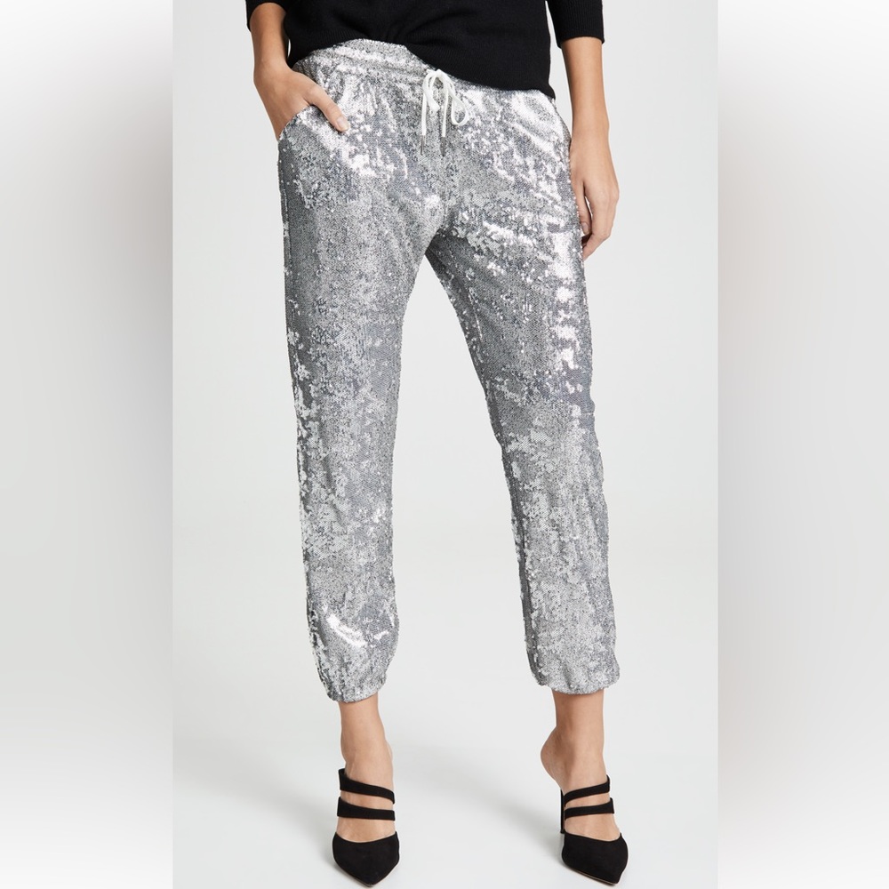 NWOT David Lerner Sequin Jogger Pants